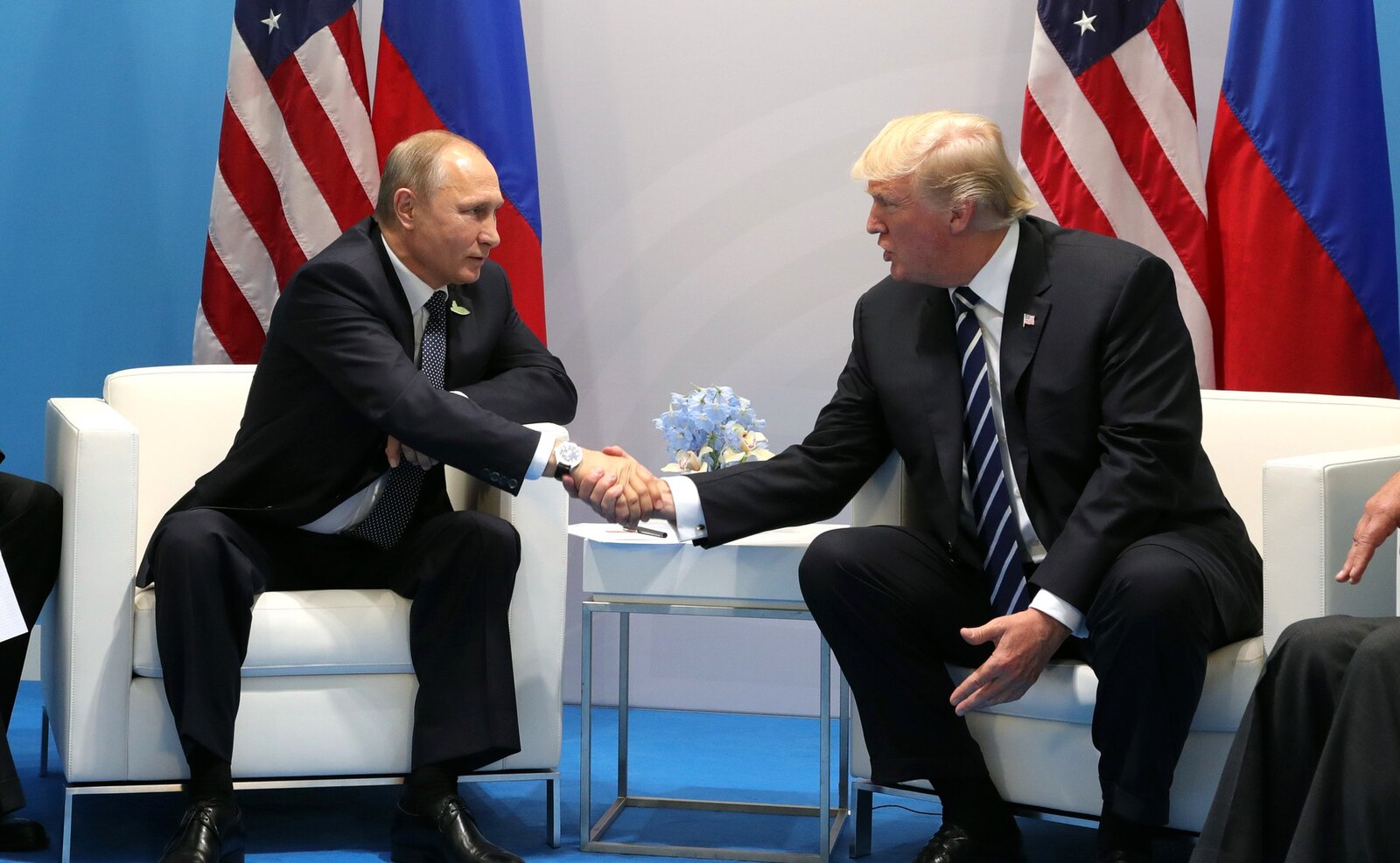 Trump and Putin during 2025 summit on Ukraine negotiations
